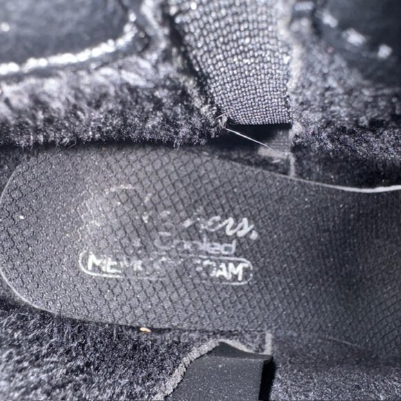 Skechers Women's Taxi Single Lady Boot Size 8.5 Black leather Block Heel Shoe - Picture 5 of 10